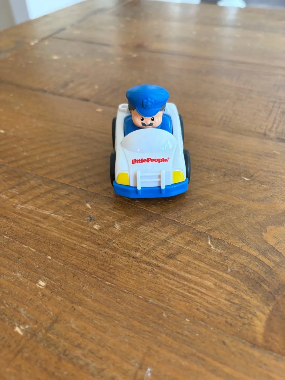 Fisher Price Little People police wheelie as is
